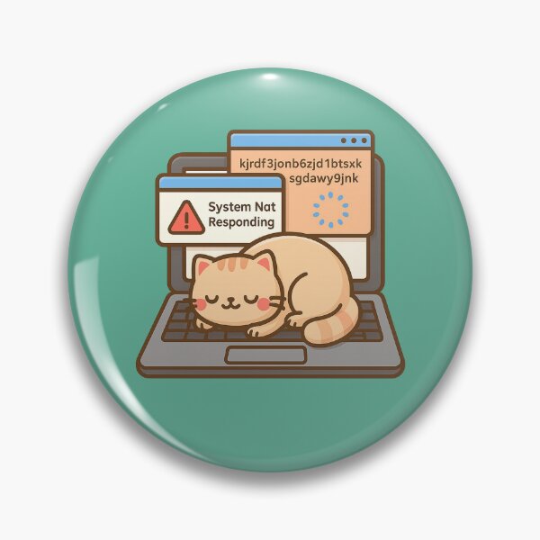 Item preview, Cat Sleeping on Laptop  designed and sold by AnotherFemaleHuman.
