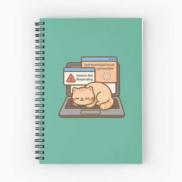 Item preview, Cat Sleeping on Laptop  designed and sold by AnotherFemaleHuman.
