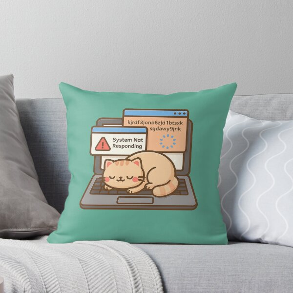 Item preview, Cat Sleeping on Laptop  designed and sold by AnotherFemaleHuman.
