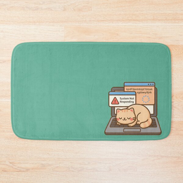 Item preview, Cat Sleeping on Laptop  designed and sold by AnotherFemaleHuman.