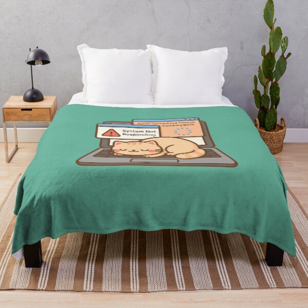 Item preview, Cat Sleeping on Laptop  designed and sold by AnotherFemaleHuman.