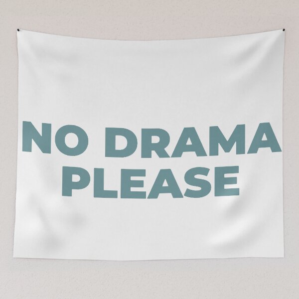 Item preview, No Drama Please – Minimalist Peaceful Statement Design designed and sold by andry01.