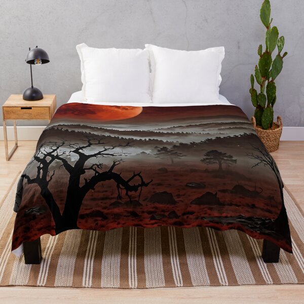 Item preview, Blood Moon over the Cursed Land designed and sold by PixelParadies.