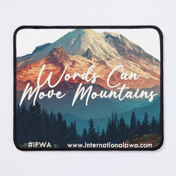 Item preview, Words Can Move Mountains - Writer Inspiration designed and sold by PropheticWriter.