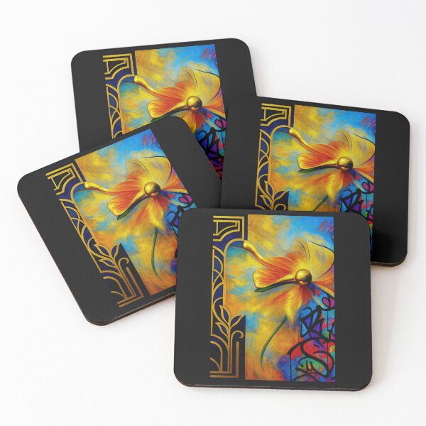 Item preview,  Garden series : abstract Daisies #3 designed and sold by Helios Be. Lavsh.