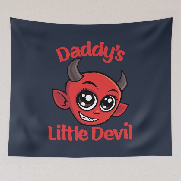 Item preview, Cute Daddy's Little Devil Cartoon Design designed and sold by fizzgig.