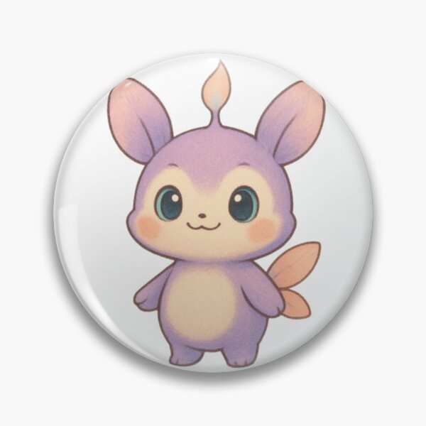 Item preview, Lumilou – Créature kawaii pastel rétro-futuriste | Illustration originale tendance designed and sold by MeowLoka ⭐⭐⭐⭐.