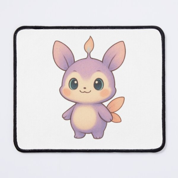 Item preview, Lumilou – Créature kawaii pastel rétro-futuriste | Illustration originale tendance designed and sold by MeowLoka ⭐⭐⭐⭐.