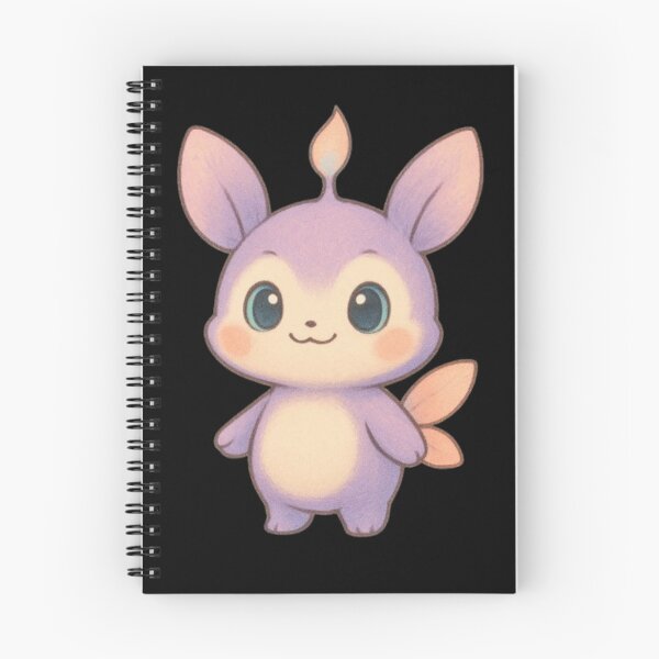 Item preview, Lumilou – Créature kawaii pastel rétro-futuriste | Illustration originale tendance designed and sold by MeowLoka ⭐⭐⭐⭐.