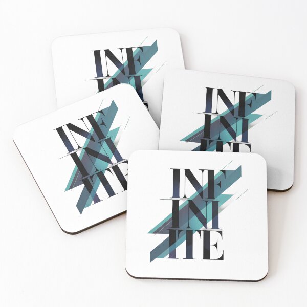Item preview, INFINITE – Futuristic Geometric Typography Art designed and sold by LEOdesignerArt.