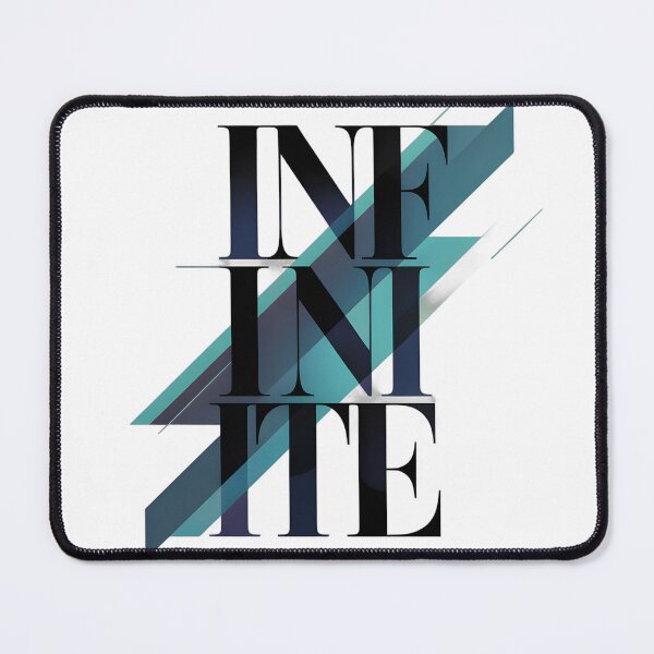 Item preview, INFINITE – Futuristic Geometric Typography Art designed and sold by LEOdesignerArt.