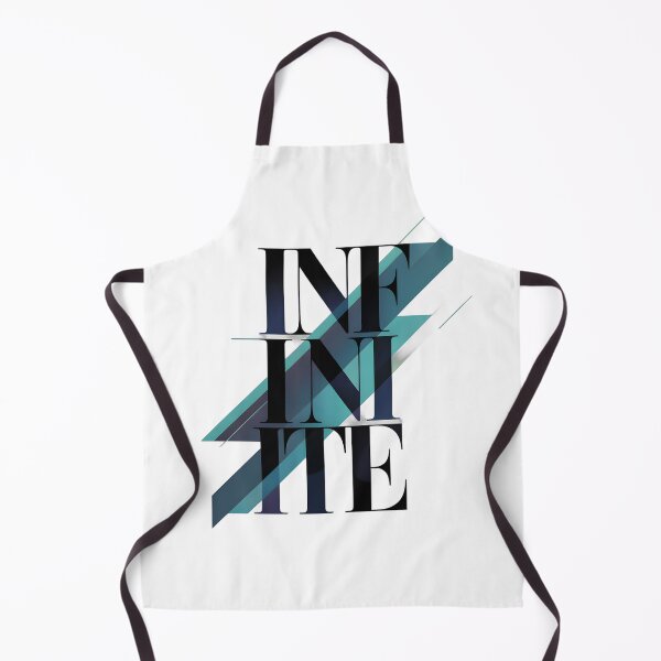 Item preview, INFINITE – Futuristic Geometric Typography Art designed and sold by LEOdesignerArt.