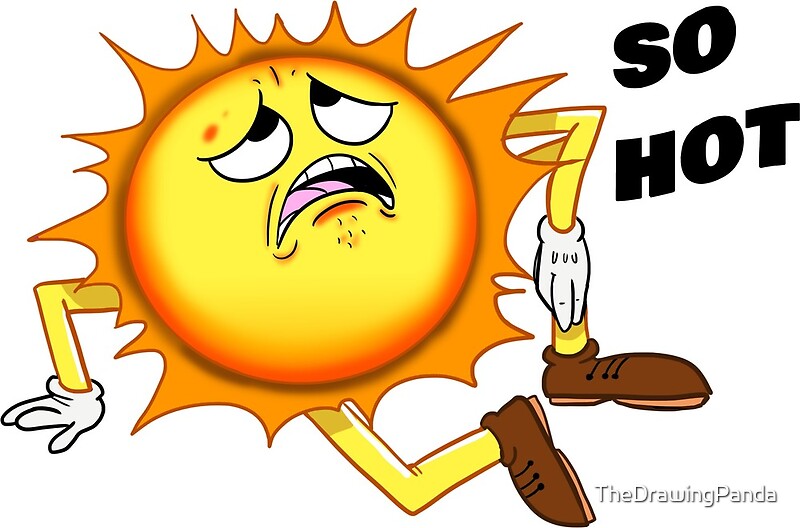 "So Hot Sun" by TheDrawingPanda | Redbubble