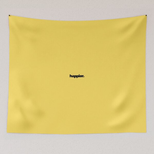 Item preview, happier. Yellow Print work designed and sold by Lifewithxi.