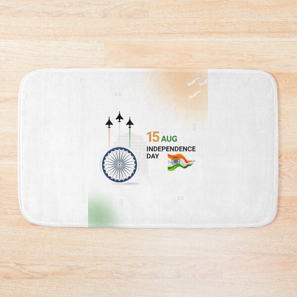 Item preview, 15th August Independence Day of India – Tricolor Ashoka Chakra T-Shirt Design designed and sold by SassyArtist9006.