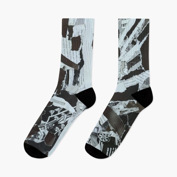 Item preview, Abstract black and white building and reflection collage designed and sold by WorldOfWendyArt.