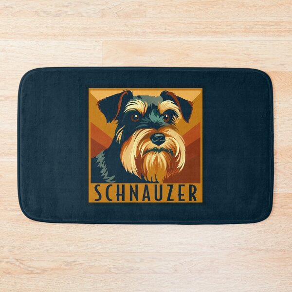 Item preview, Schnauzer Black and Silver Retro designed and sold by AntiqueImages.