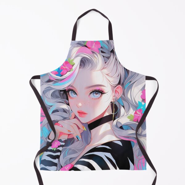 Item preview, Zebra Print Anime Girl Aesthetic designed and sold by bubblegoth.