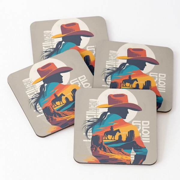 Item preview, Retro Cowgirl/Cowboy designed and sold by RisingWolfStudio.
