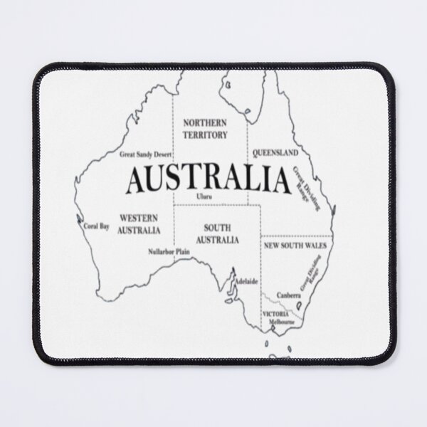 Item preview, Australian geographical map and its territories and states designed and sold by kfxforex.