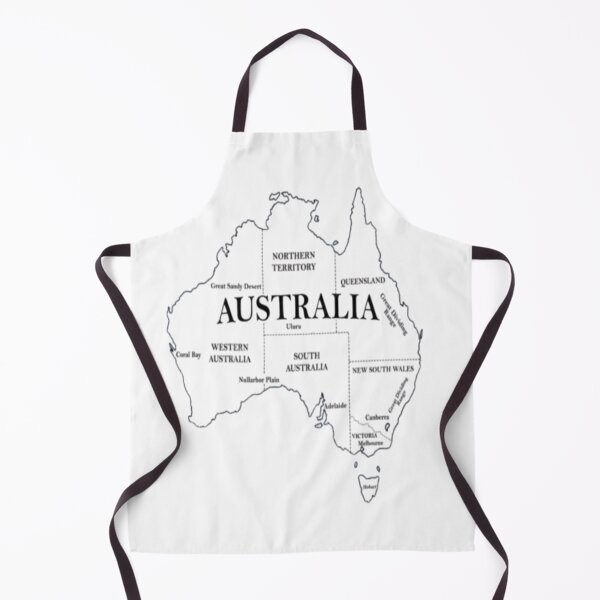 Item preview, Australian geographical map and its territories and states designed and sold by kfxforex.