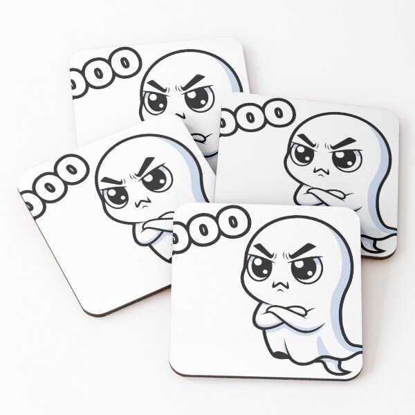 Item preview, Cute Disapproving Ghost "Boo" designed and sold by meesub.