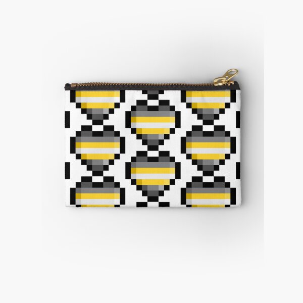 Item preview, Demi Pixel Heart Pride Flag designed and sold by HarveyHandcraftsandDesigns.