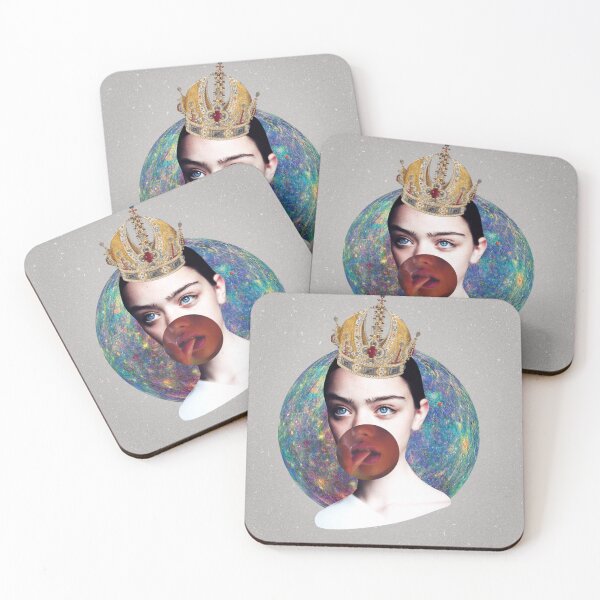 Item preview, Queen of Her Own World - Surreal Femme Pop Collage designed and sold by devilsxang3l.