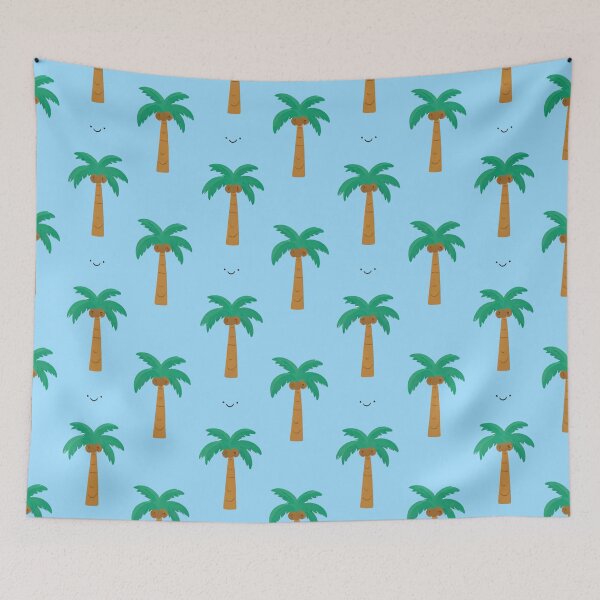Item preview, Green palm trees designed and sold by PattaZone.