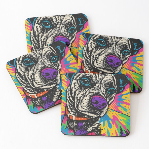 Item preview, Colorful Pitbull designed and sold by devilsxang3l.