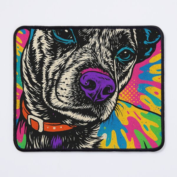 Item preview, Colorful Pitbull designed and sold by devilsxang3l.