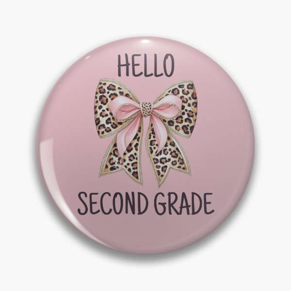 Item preview, Hello Second Grade Cute Bow designed and sold by Viikis.
