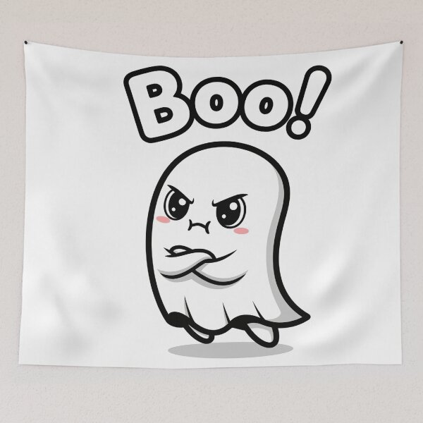 Item preview, Cute But Grumpy Ghost designed and sold by meesub.