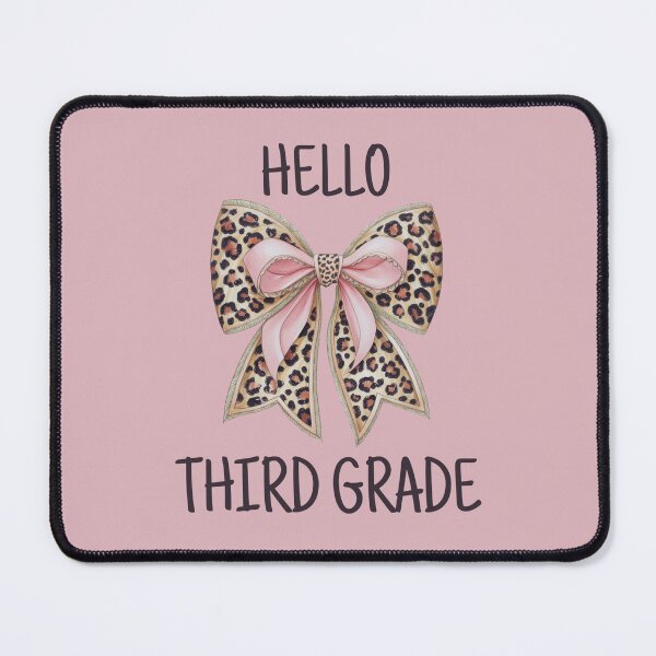 Item preview, Hello Third Grade Cute Bow designed and sold by Viikis.