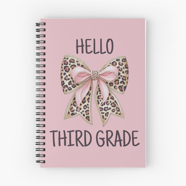 Item preview, Hello Third Grade Cute Bow designed and sold by Viikis.