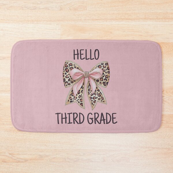 Item preview, Hello Third Grade Cute Bow designed and sold by Viikis.