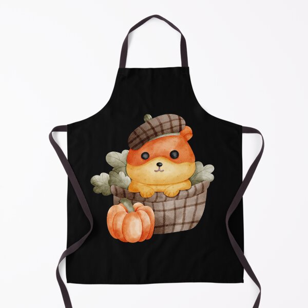 Item preview, Cozy Hamster in Maple Leaf Basket – Cute Autumn Illustration designed and sold by Pe.peach.