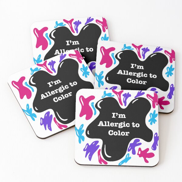 Item preview, I'm Allergic to Color designed and sold by LumaJo Art.