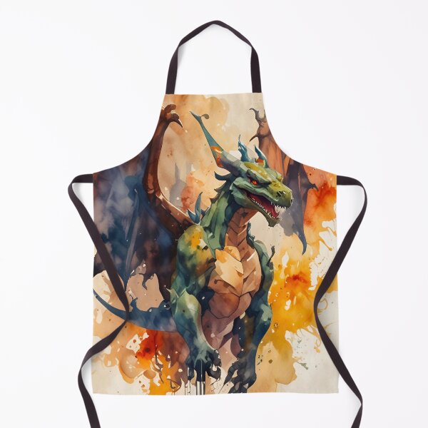 Item preview, GreenWatercolor Dragon designed and sold by MatrixTattoo.