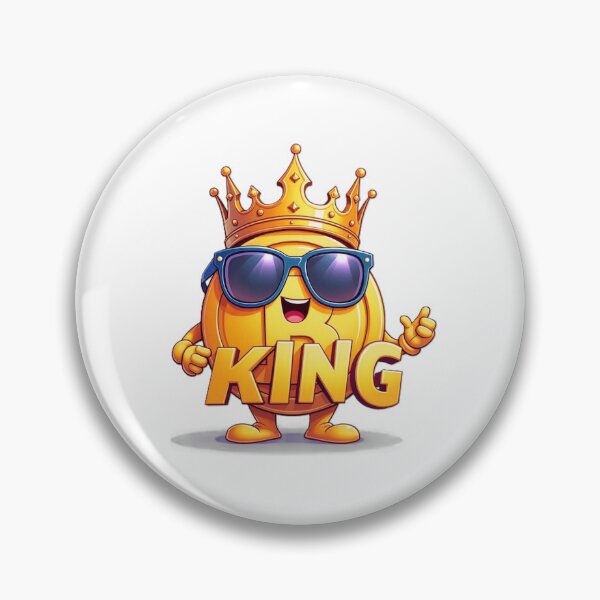 Item preview, Bitcoin King, super cute bitcoin with sunglasses  designed and sold by nicnacc.