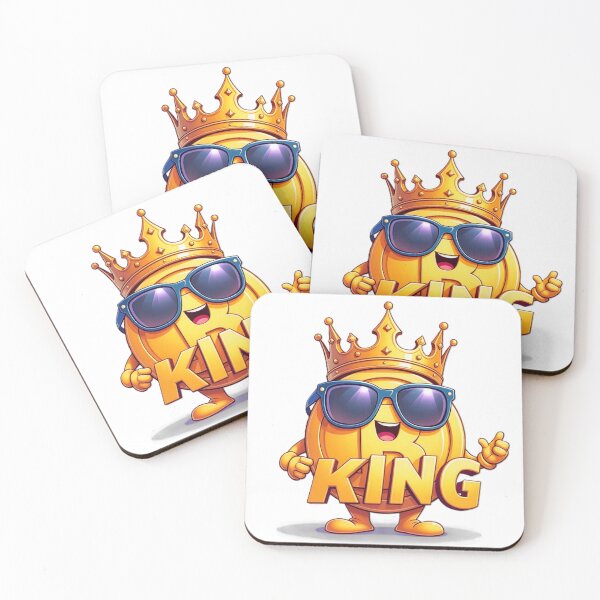 Item preview, Bitcoin King, super cute bitcoin with sunglasses  designed and sold by nicnacc.