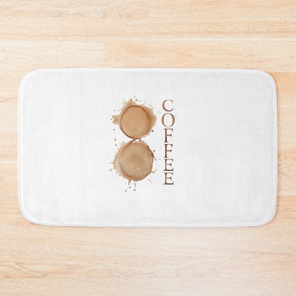 Item preview, Coffee Lover's Infinity Symbol | Coffee Stains Art Print | Minimalist Cafe and Kitchen Decor designed and sold by Colorful-Garden.