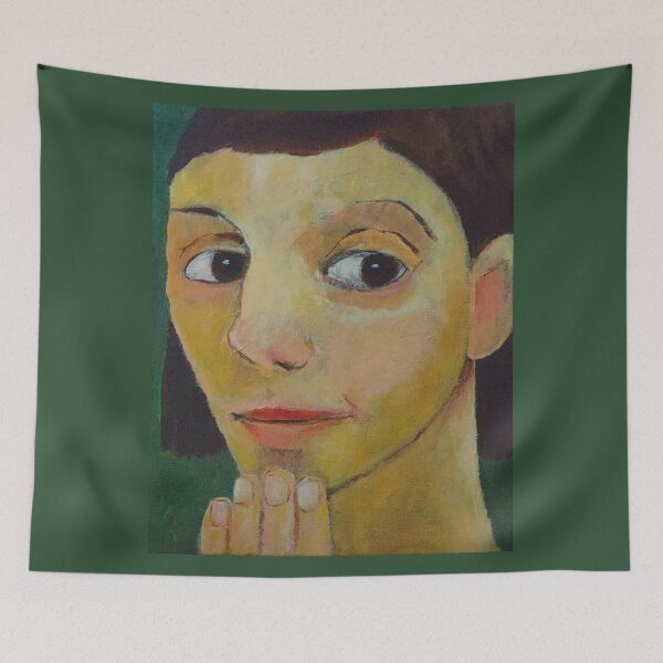 Item preview, Retrato de un niño con pelo largo designed and sold by MaPerle.