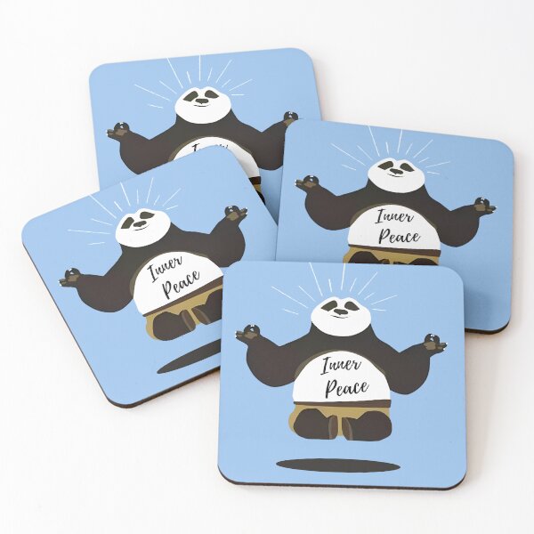 Item preview, Cute Meditating Cartoon Panda Inner Peace Vector Art Design designed and sold by GrafiXT.