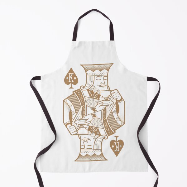 Item preview, Coffee Lovers Spade Courts - King gold designed and sold by FunkyHusky.