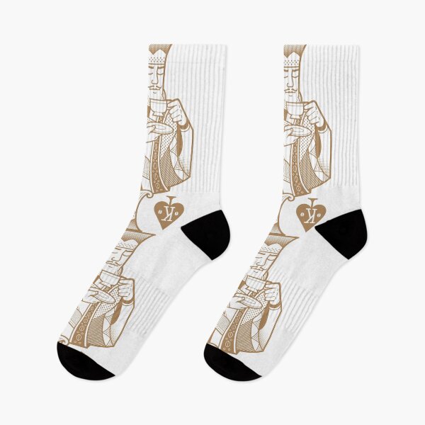 Item preview, Coffee Lovers Spade Courts - King gold designed and sold by FunkyHusky.
