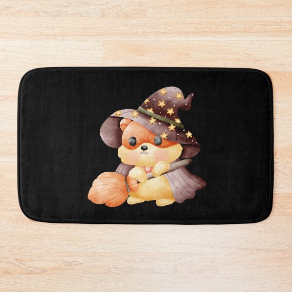 Item preview, Cute Witch Hamster – Magical Halloween Autumn Illustration designed and sold by Pe.peach.