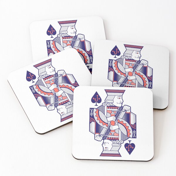 Item preview, Coffee Lovers Spade Courts - Jack designed and sold by FunkyHusky.