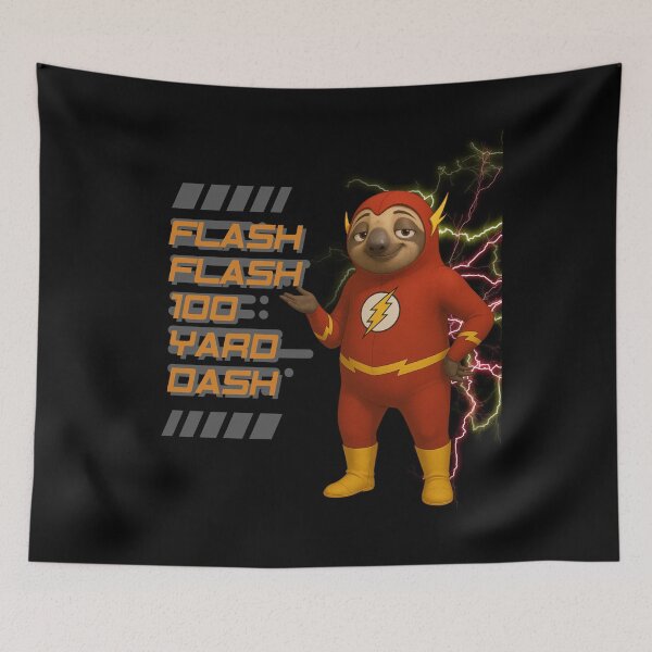 Item preview, Flash Flash 100 Yard Dash – Zootopia & The Flash Parody designed and sold by DimensionShift.