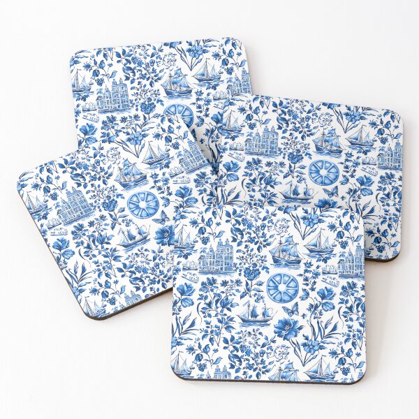 Item preview, Sailing Through Delft Blue Dreams designed and sold by House of Blue.